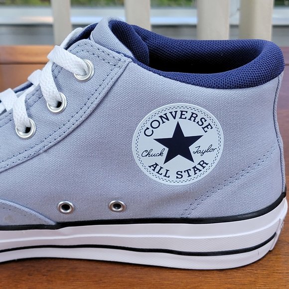 Converse Men's CTAS Malden Street Mid Canvas A04470F Heirloom Silver - Picture 11 of 12